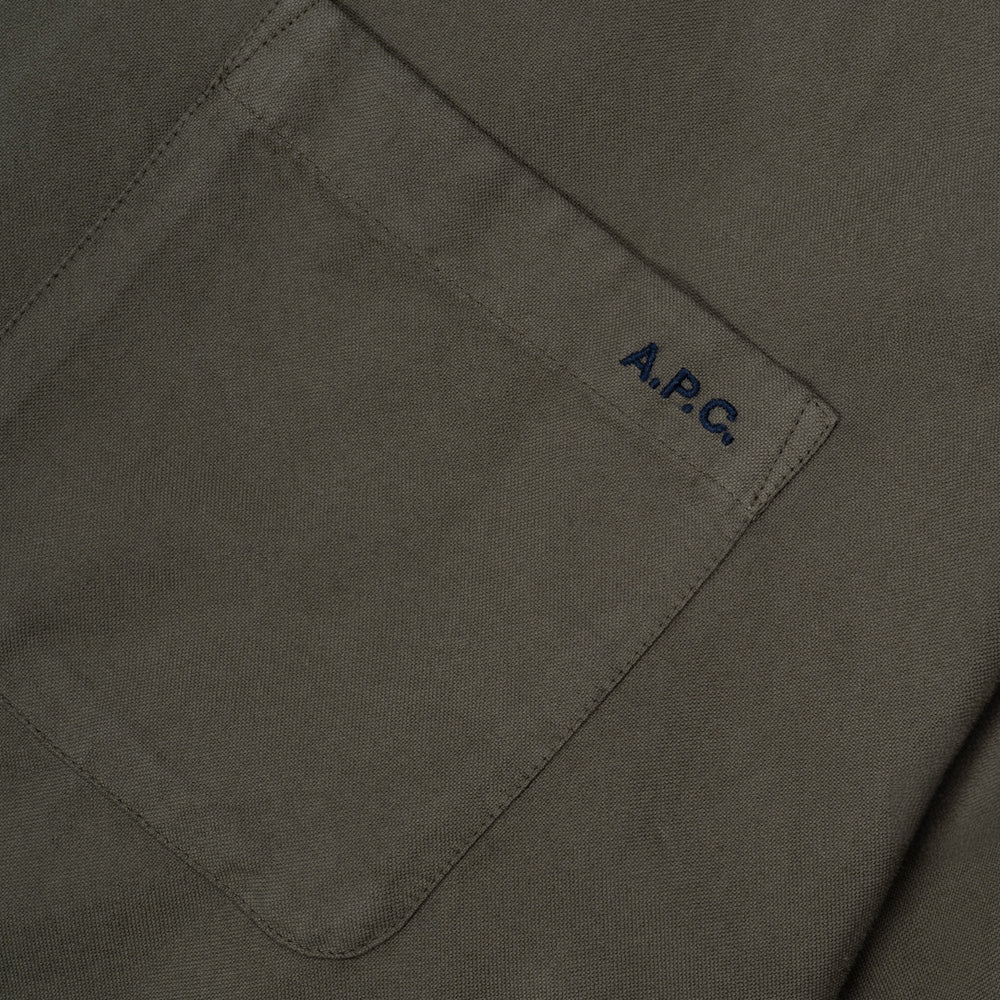 A.p.c. Chemise Mateo Logo Foret Cohah-h12599