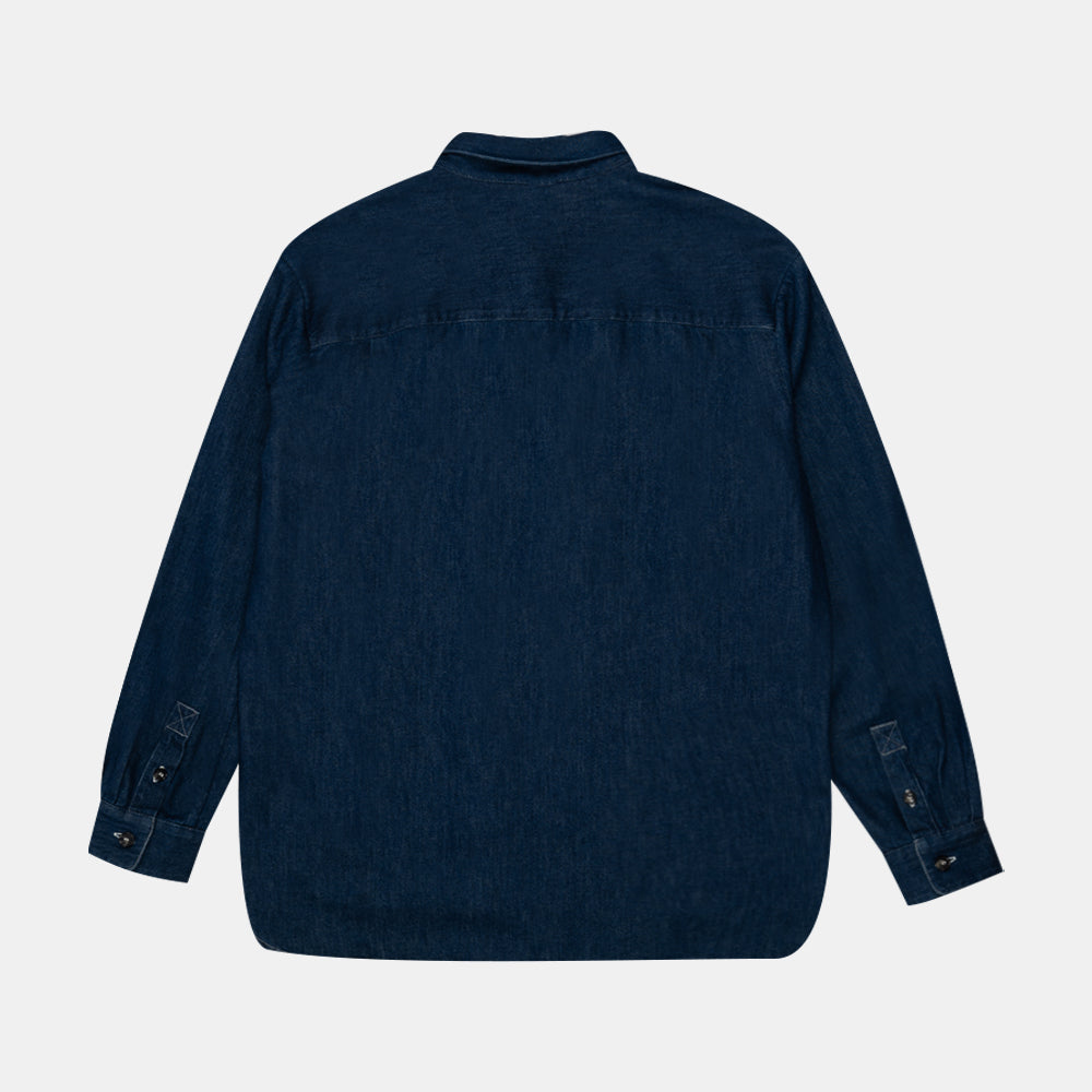 A.p.c. Chemise Mathias Indigo Cohal-h12586-iai