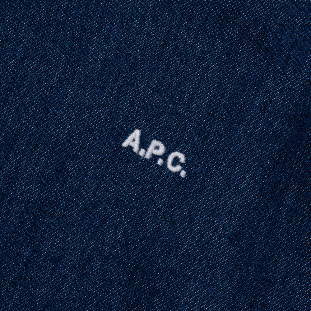 A.p.c. Chemise Mathias Indigo Cohal-h12586-iai