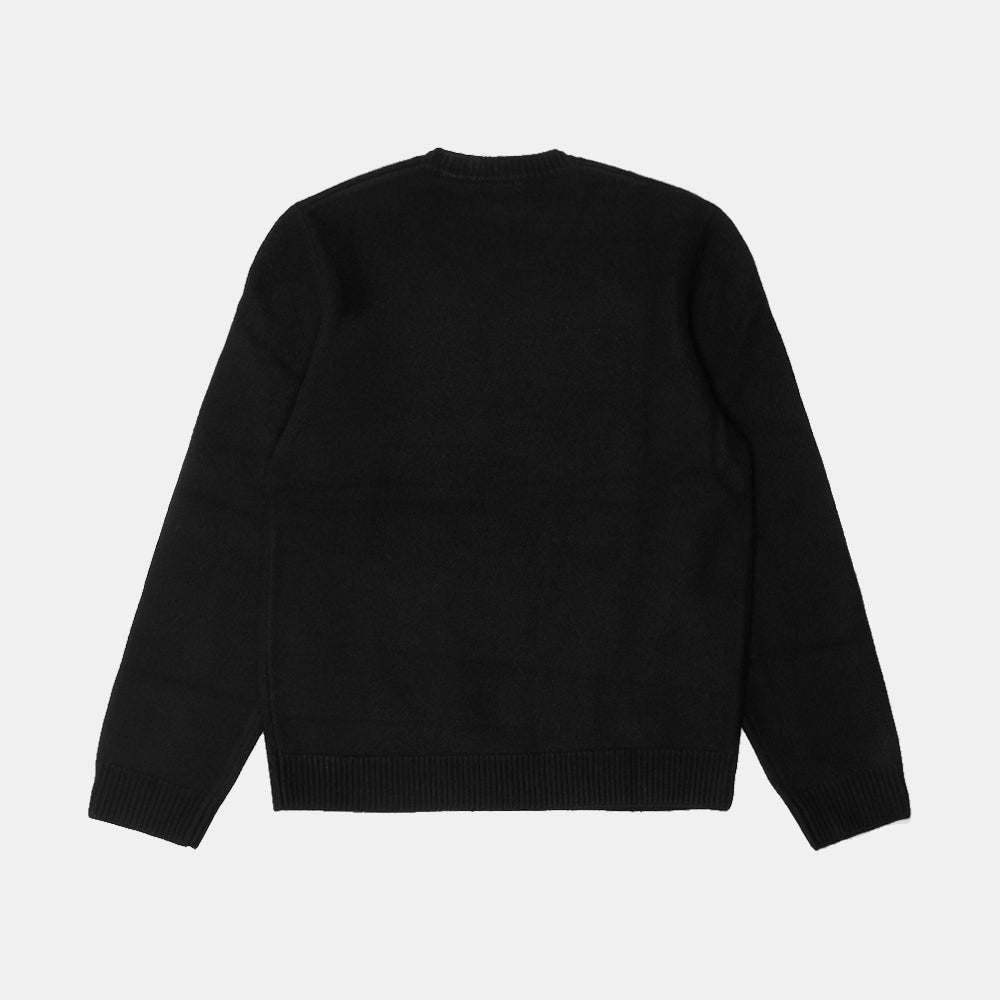 A.p.c. Pull Col Rond Noir Wvbdj-m23248-lzz