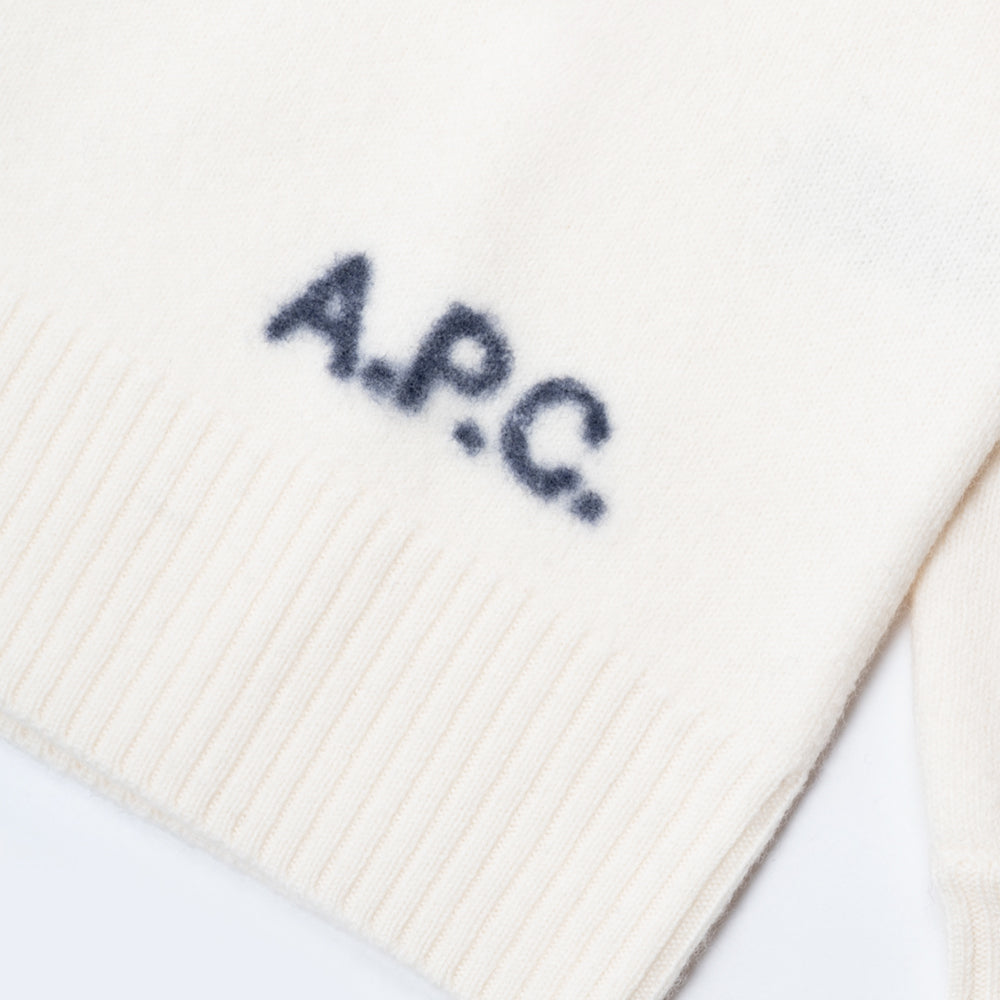 A.p.c. Pull Walter Ecru Wvbdj-m23248-aad