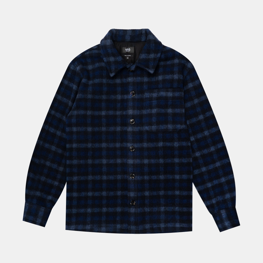 A.p.c. Surchemise Stanley Dark Navy Woasi-h02989