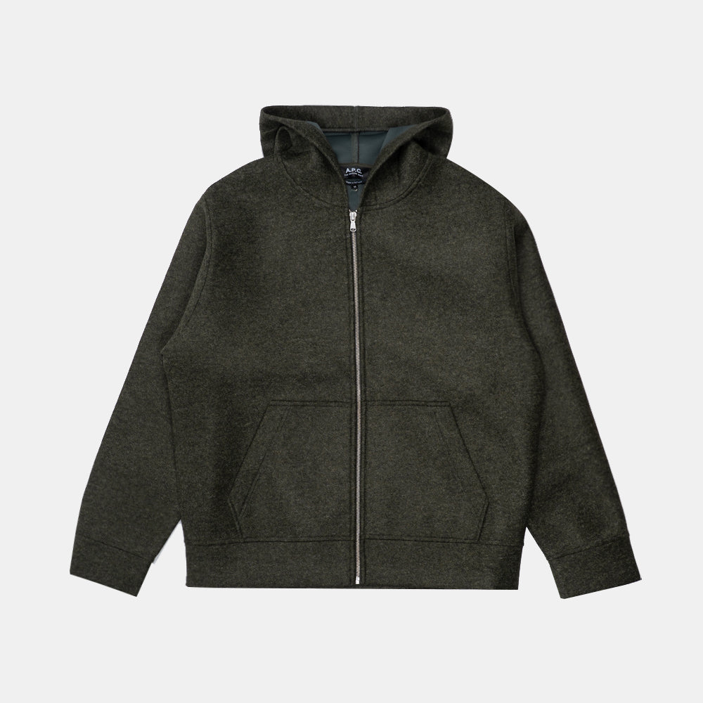 A.p.c. Sweat Alvin Dark Green Psafu-m27993
