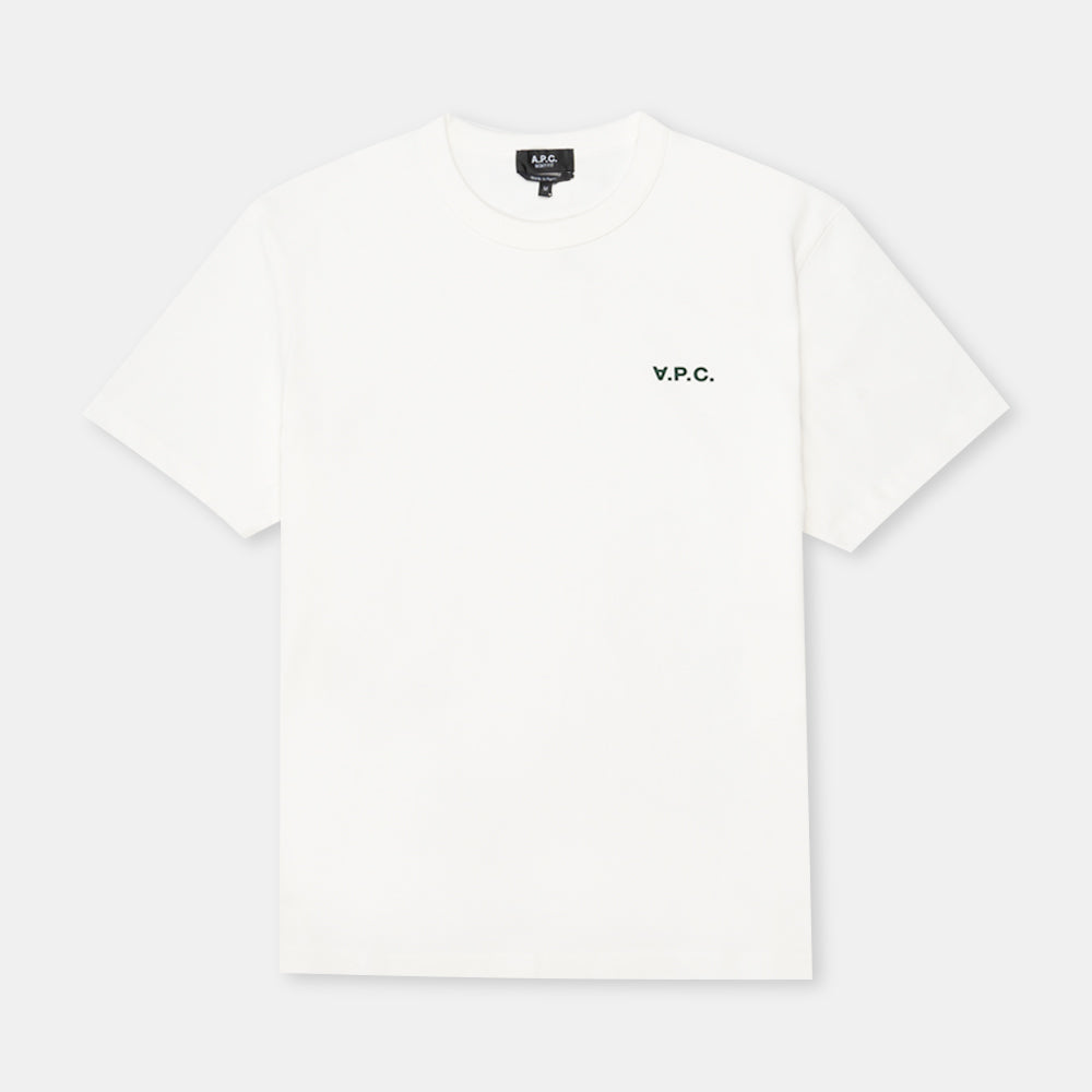 A.p.c. T-shirt Boxy Petit Vpc Blanc / Vert Cohbq-h26391