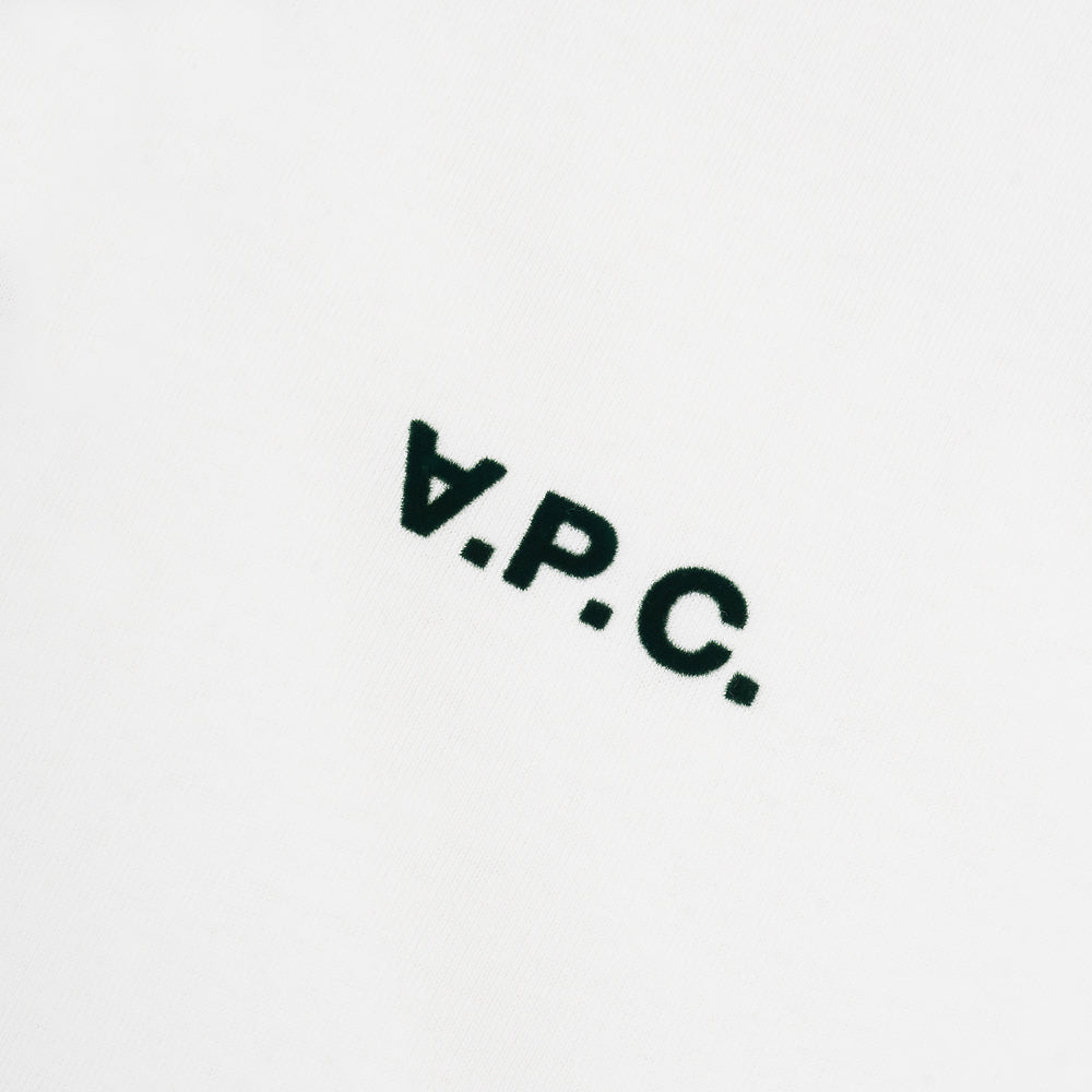 A.p.c. T-shirt Boxy Petit Vpc Blanc / Vert Cohbq-h26391