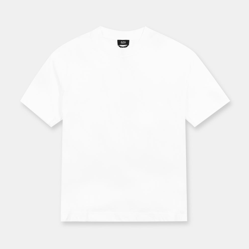 A.p.c. Tshirt Standard Brode Blanc Cohbw-m26392-aab