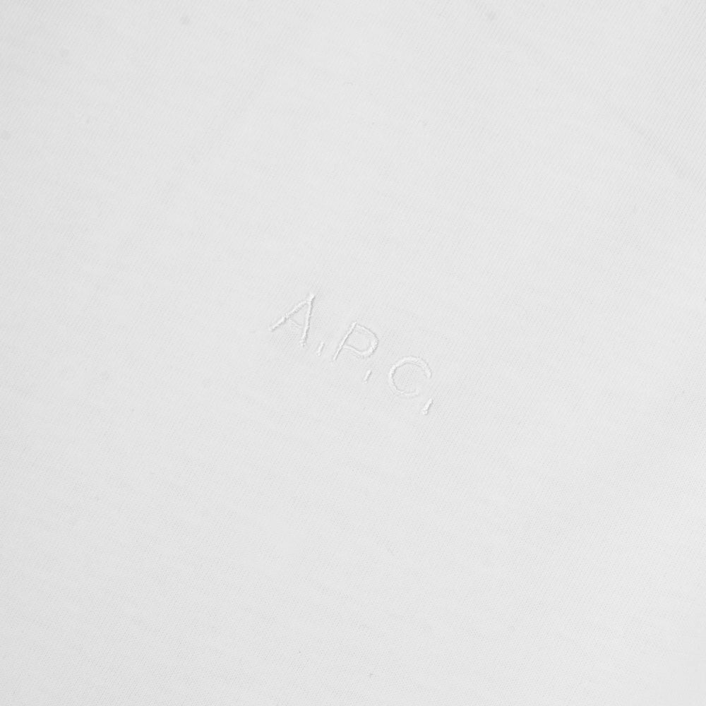 A.p.c. Tshirt Standard Brode Blanc Cohbw-m26392-aab