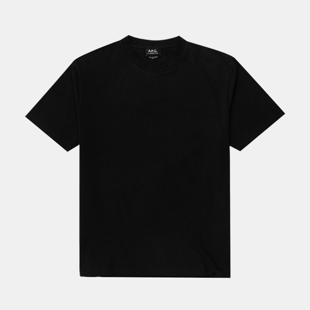A.p.c. Tshirt Standard Brode Noir Cohbw-m26392-lzz