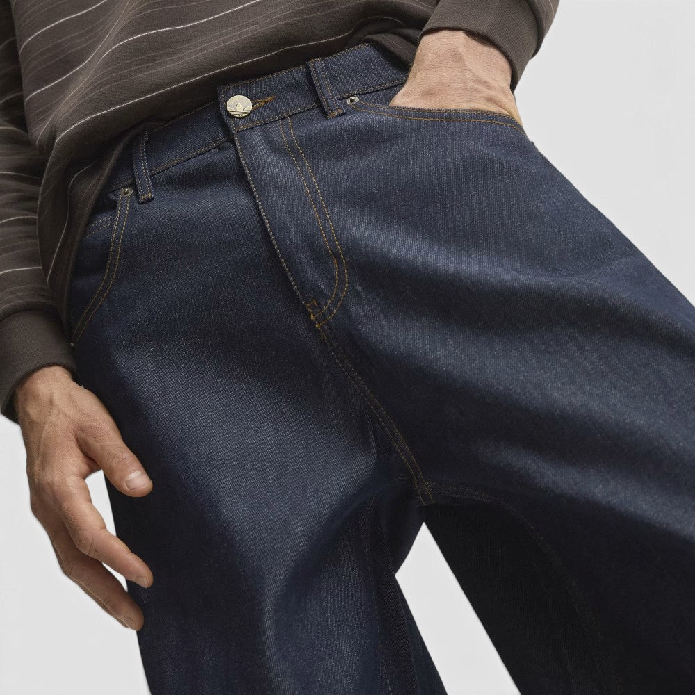 Adidas Firebird Pant Denim Droit Indigo Denim Ks6924