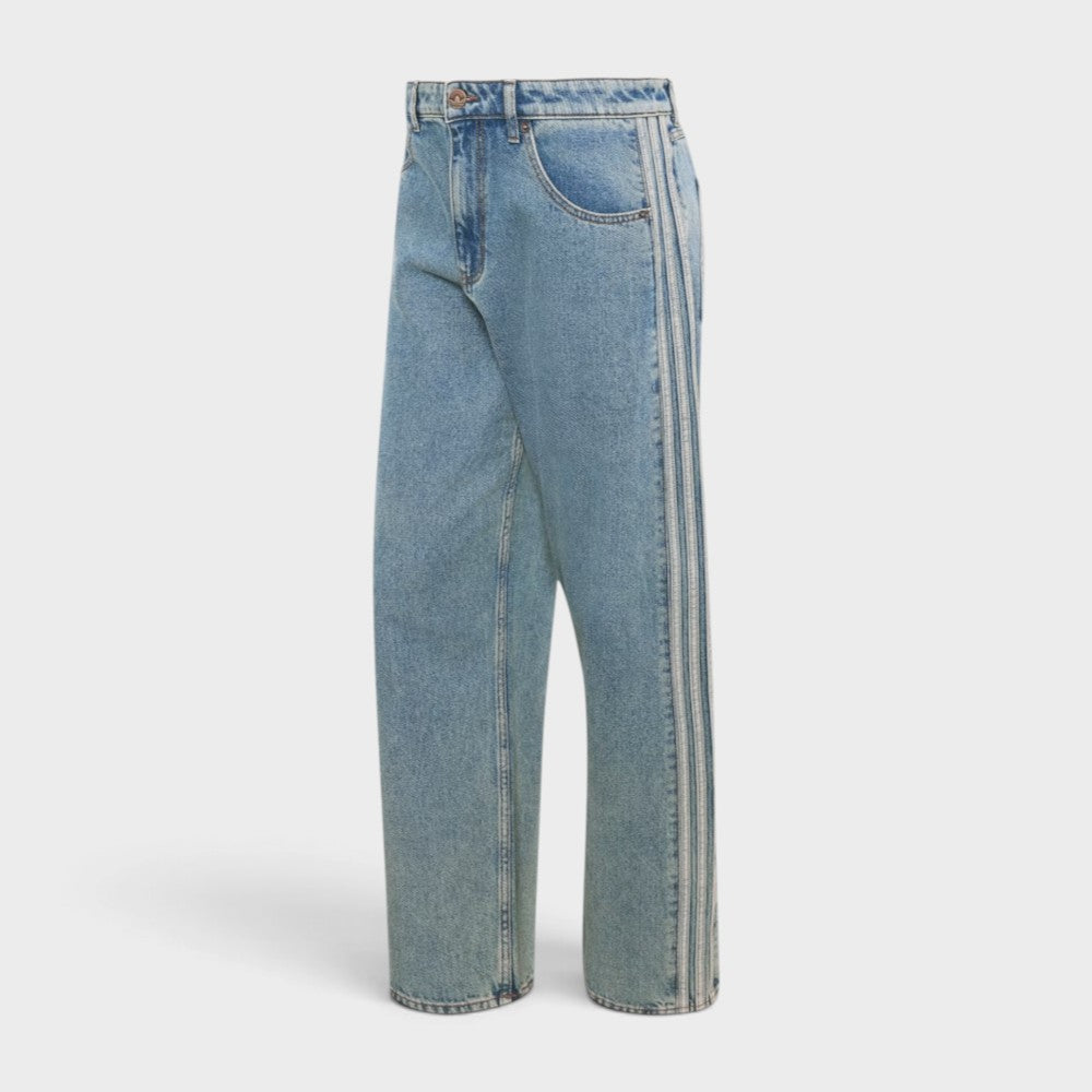 Adidas Firebird Pant Denim Droit Worn Blue Denim Ks4966