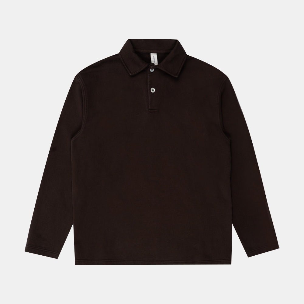 Another Aspect Another Polo Shirt 1.0 Antique Brown 1030