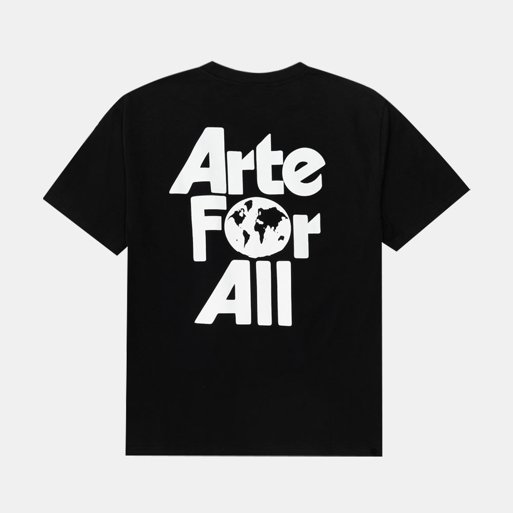 Arte Antwerp Arte For All T-shirt Black Aw25-199t-1