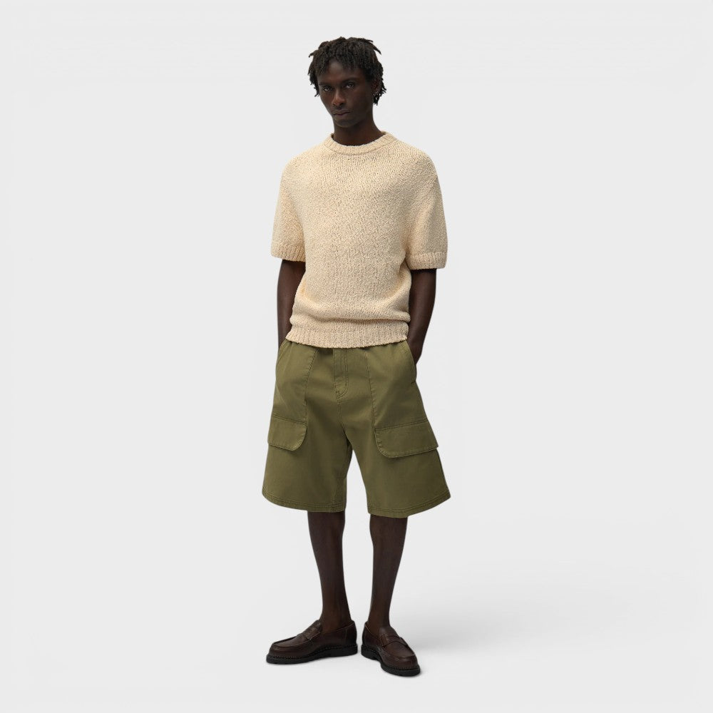 Arte Antwerp Back Graphic Knit T-shirt Cream Ss26-176k-cream