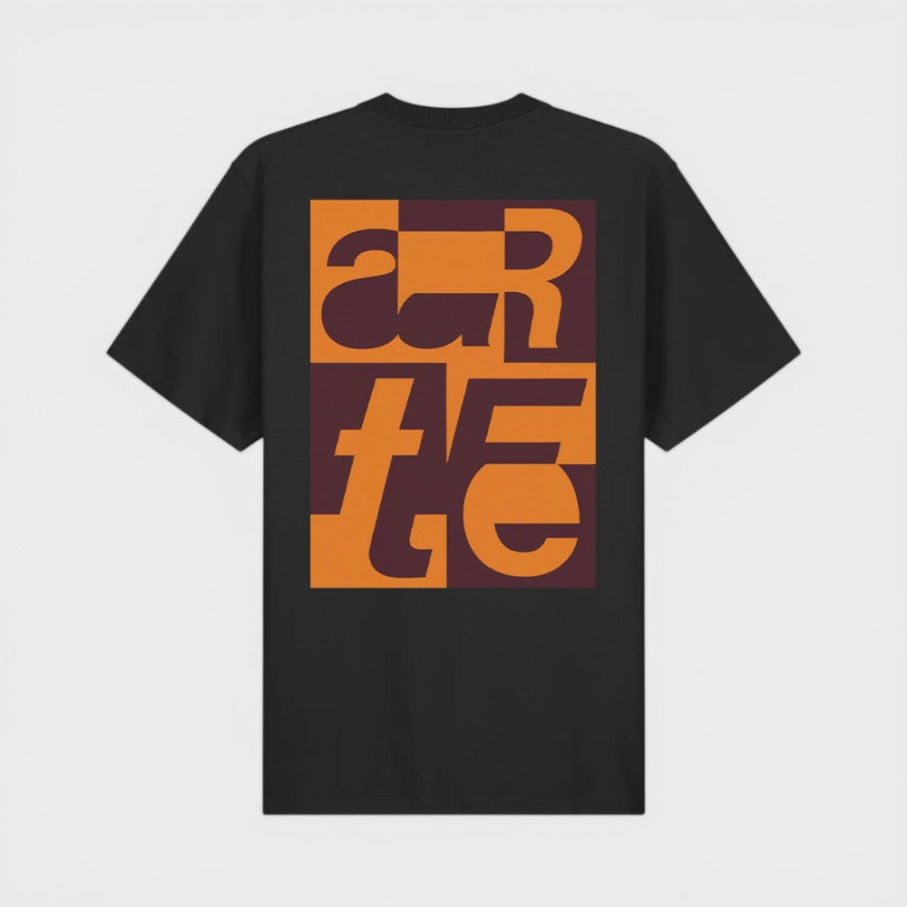 Arte Antwerp Back Graphic T-shirt Black Ss26-143t-black