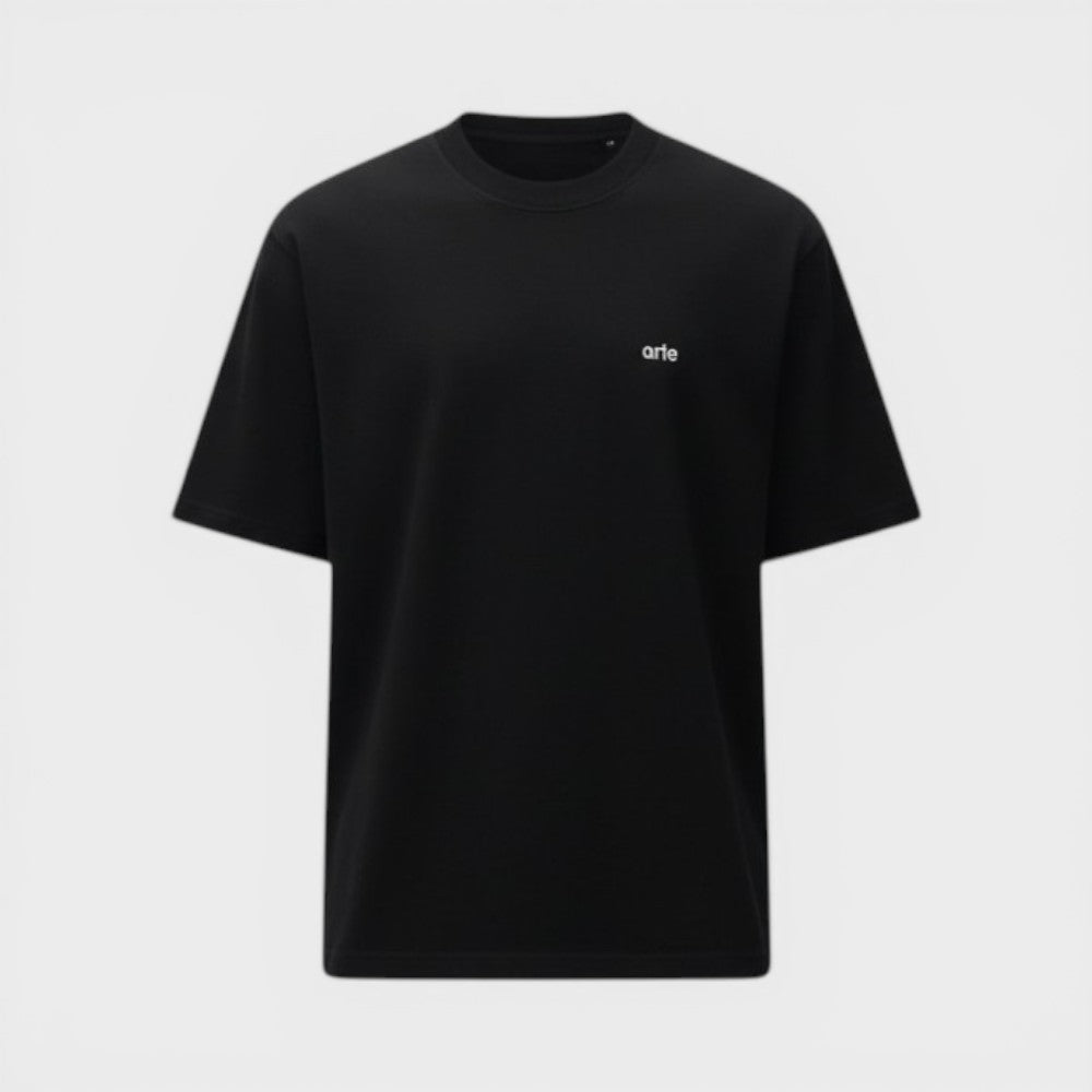 Arte Antwerp Back Graphic T-shirt Black Ss26-143t-black