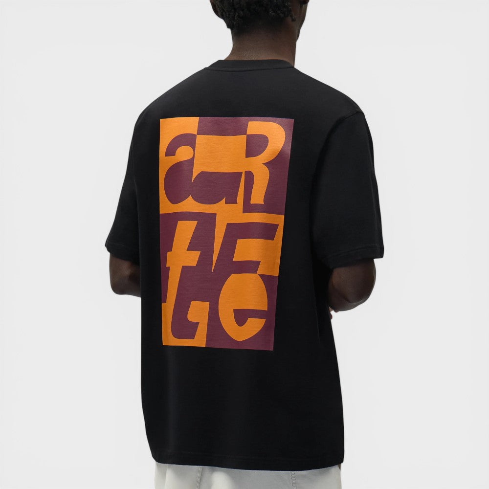 Arte Antwerp Back Graphic T-shirt Black Ss26-143t-black