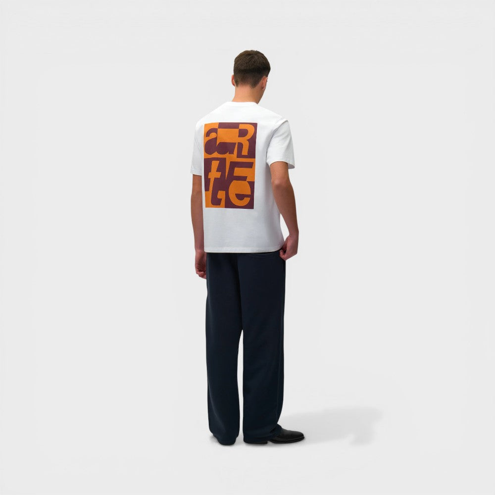 Arte Antwerp Back Graphic T-shirt White Ss26-143t-white