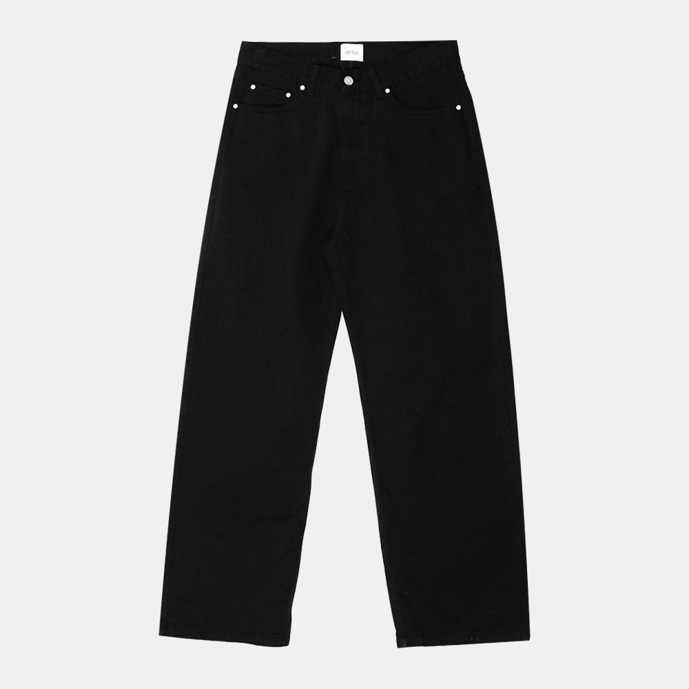 Arte Antwerp Back Pocket Graphic Pants Black Aw25-080p