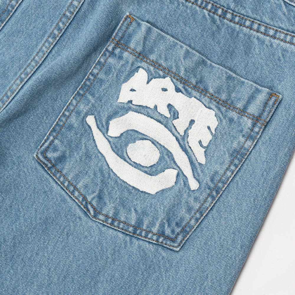 Arte Antwerp Back Pocket Graphic Pants Bleach Aw25-080p