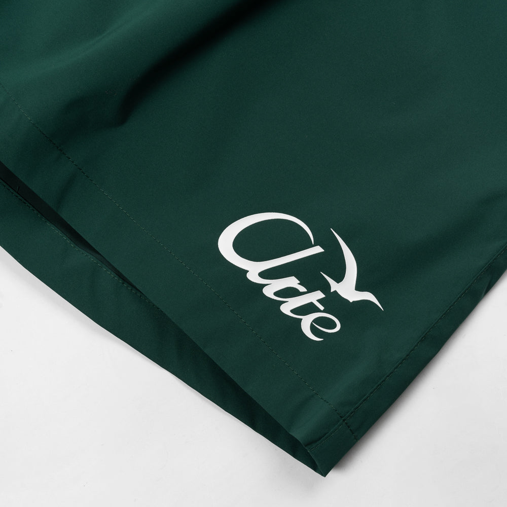 Arte Antwerp Bird Logo Shorts Green Ss25-188sho-1