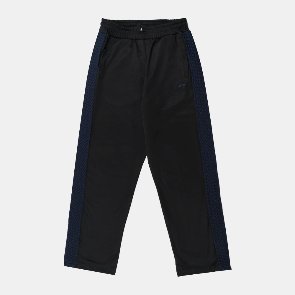Arte Antwerp Braid Strip Pants Black Ss25-089p-1