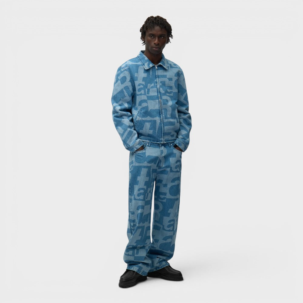 Arte Antwerp Denim Allover Jacket Raw Denim Ss26-228j-raw-denim