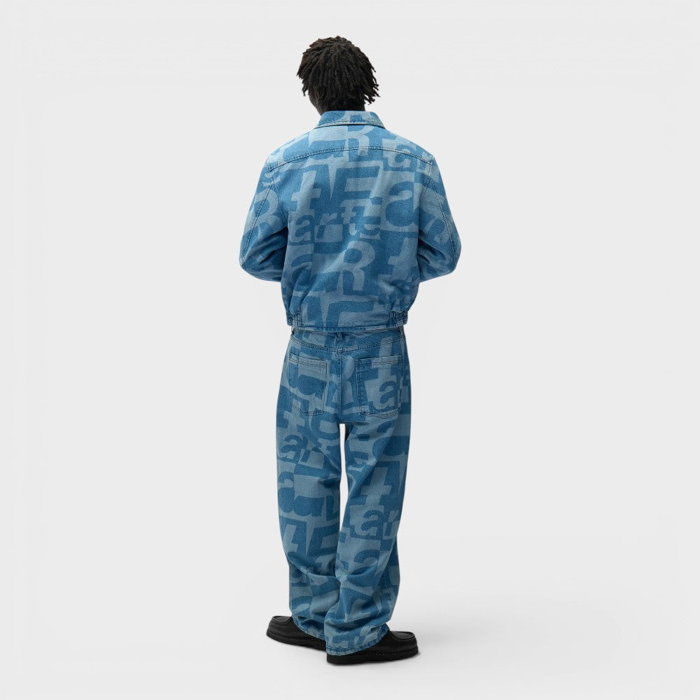 Arte Antwerp Denim Allover Jacket Raw Denim Ss26-228j-raw-denim