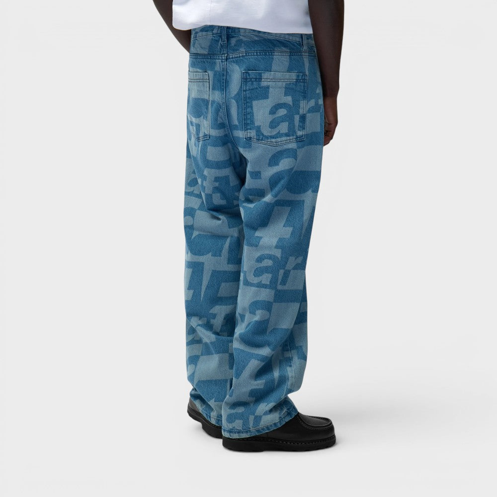 Arte Antwerp Denim Allover Pants Raw Denim Ss26-229p-raw-denim