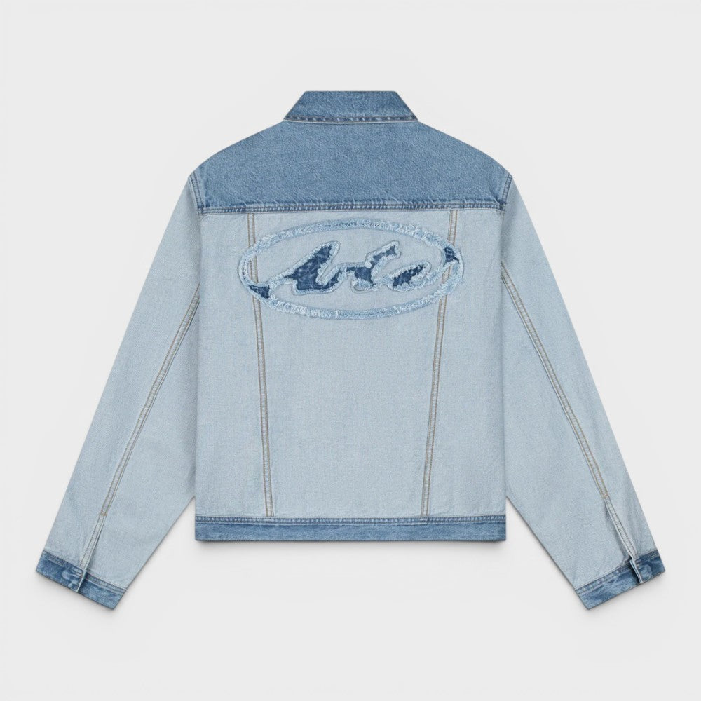 Arte Antwerp Denim Inside/Out Jacket Denim Bleach Ss26-236j-denim-bleach
