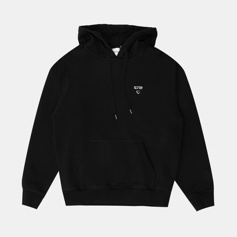 Arte Antwerp Heart Hoodie Black Aw25-111h