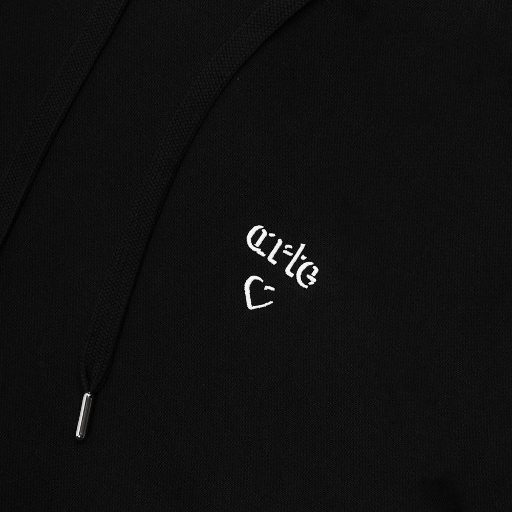 Arte Antwerp Heart Hoodie Black Aw25-111h