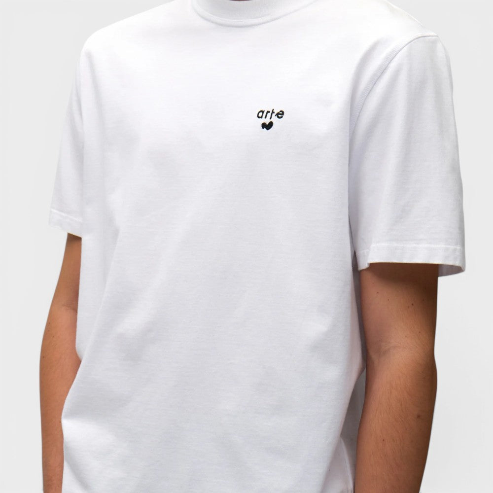 Arte Antwerp Heart Logo T-shirt White Ss26-125t-white