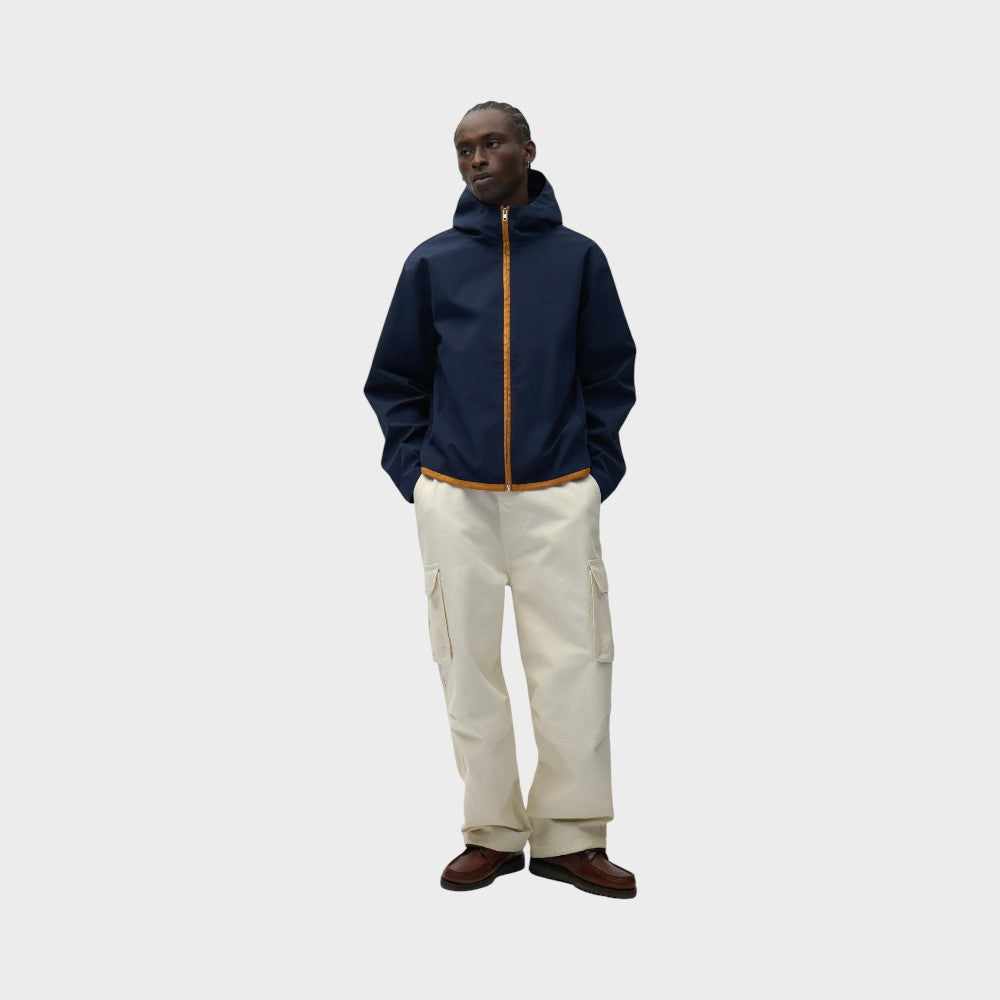 Arte Antwerp Linen Tape Hooded Jacket Navy Ss26-046j-navy