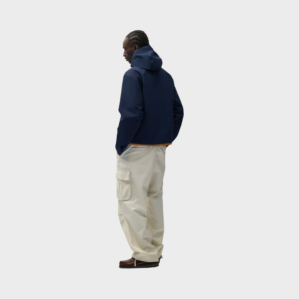 Arte Antwerp Linen Tape Hooded Jacket Navy Ss26-046j-navy