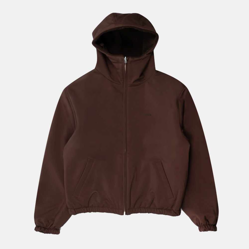 Arte Antwerp Nylon Technical Jacket Brown Aw25-071j-200