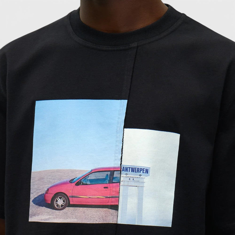 Arte Antwerp Photo T-shirt Black Ss26-238t-black