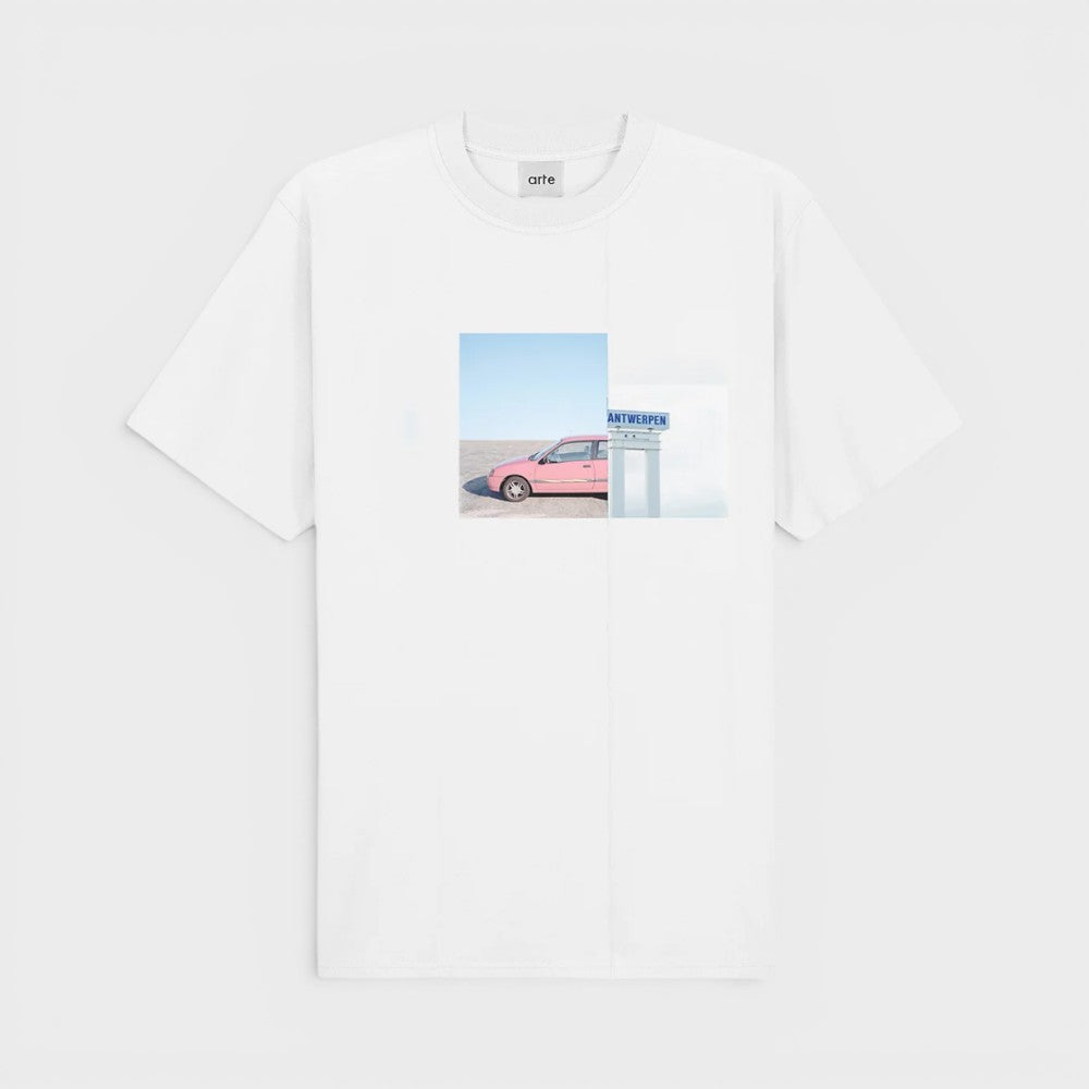 Arte Antwerp Photo T-shirt White Ss26-238t-white