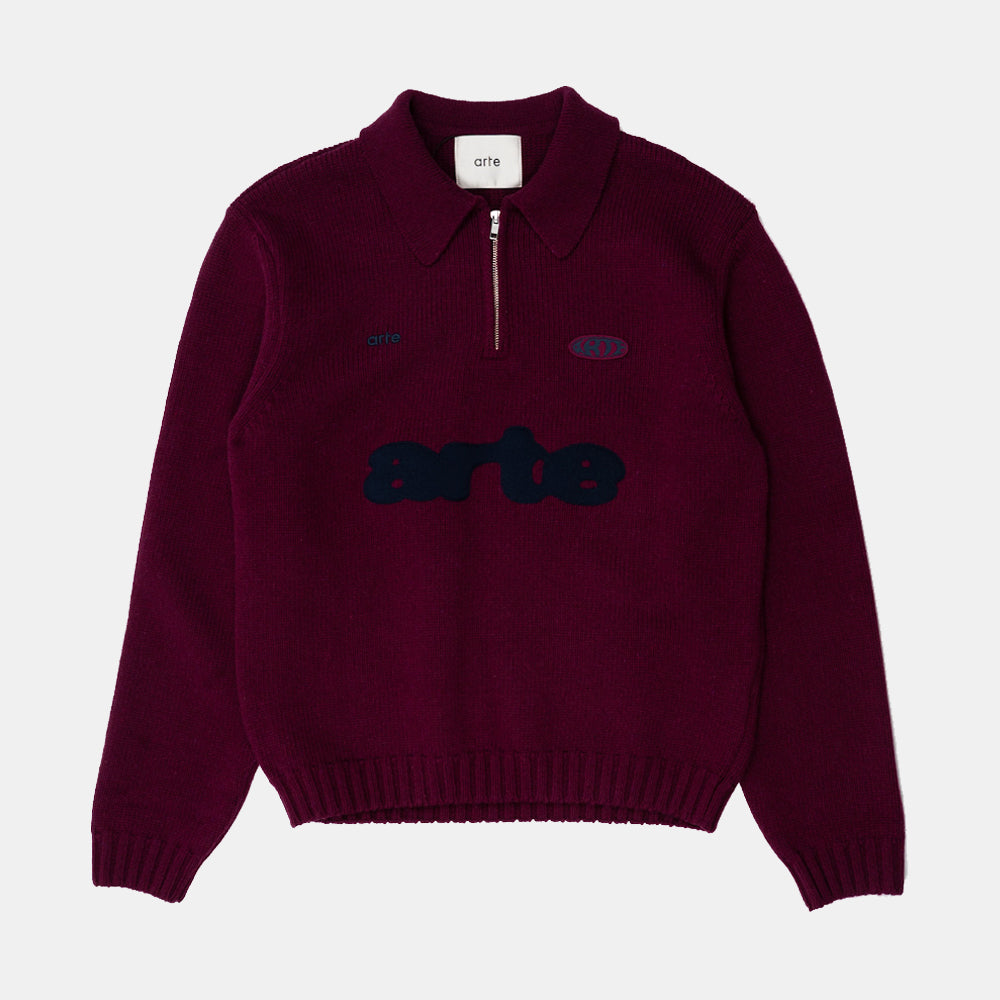 Arte Antwerp Polo Bordeaux Aw25-256k-602