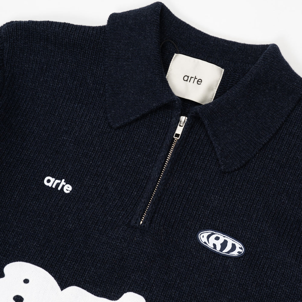 Arte Antwerp Polo Navy Aw25-256k-450