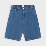 Round Pocket Denim Shorts
