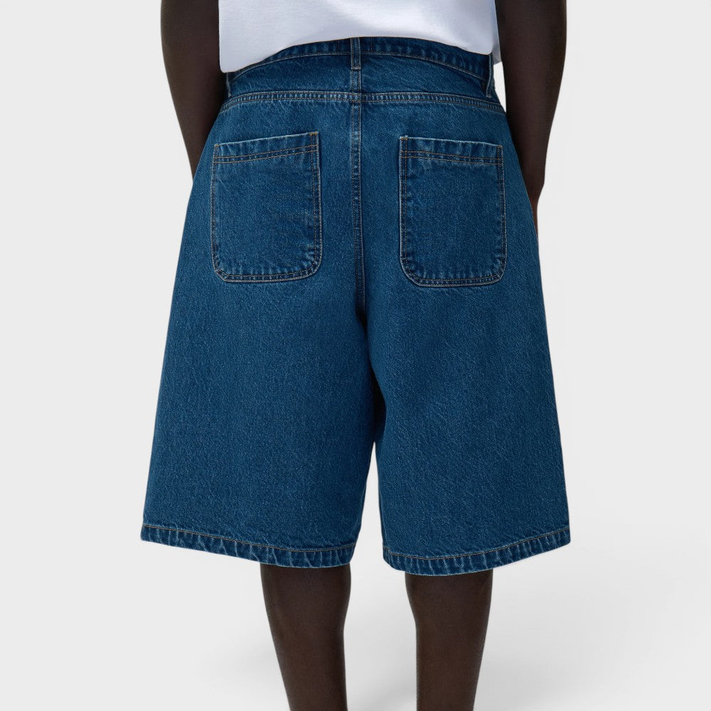 Arte Antwerp Round Pocket Denim Shorts Raw Denim Ss26-070sho-raw-denim