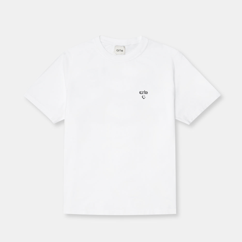 Arte Antwerp T-shirt Heart White Aw25-104t