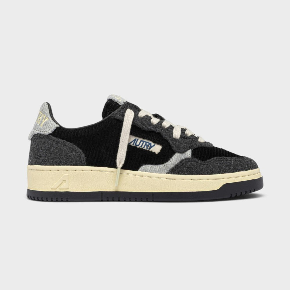 Autry Medalist Low Black Panth Aulm-v102