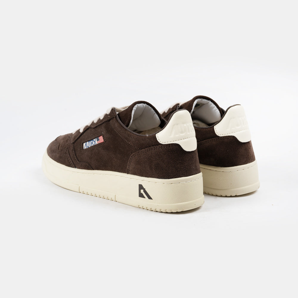 Autry Medalist Low Finish/Suede Moka/Wht