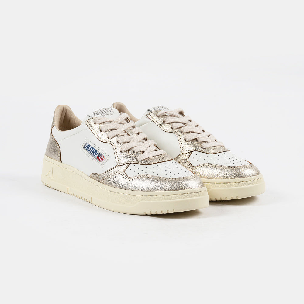 Autry Medalist Low Leat/Leat Wht/Platinum Aulw-wb16