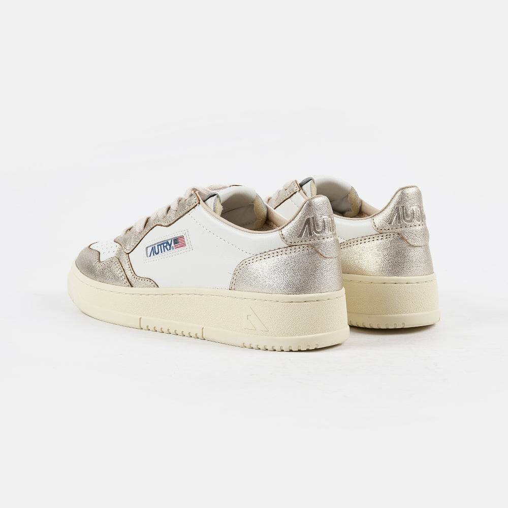 Autry Medalist Low Leat/Leat Wht/Platinum Aulw-wb16