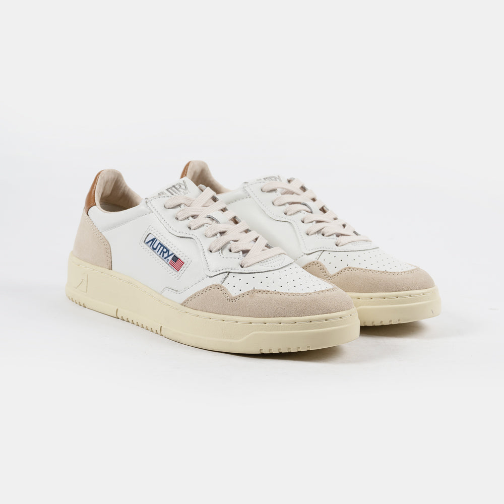 Autry Medalist Low Leat/Suede Wht/Brnsug Aulm-ls02