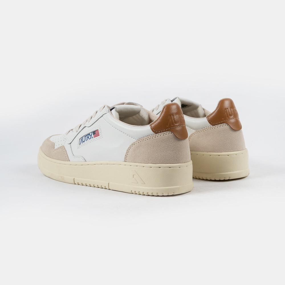 Autry Medalist Low Leat/Suede Wht/Brnsug Aulm-ls02