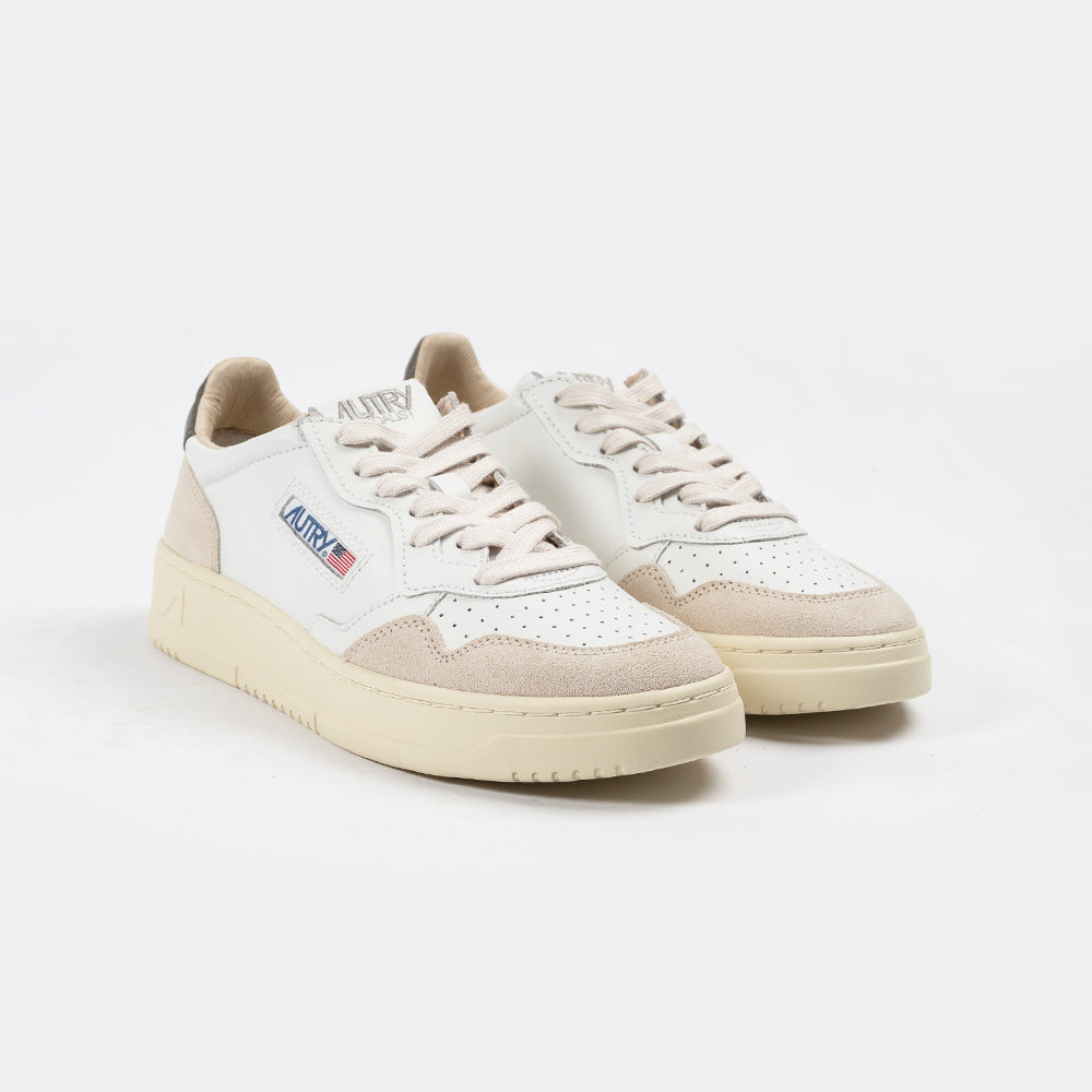 Autry Medalist Low Leat/Suede Wht/Morel Aulm-ls01
