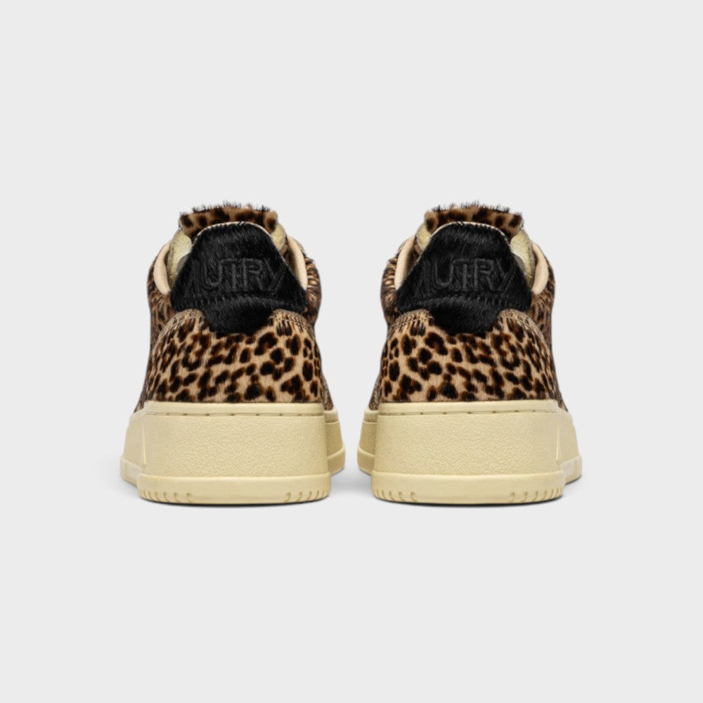 Autry Medalist Low Leopard Black Aulw-ja04